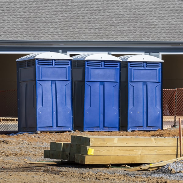 are there any restrictions on what items can be disposed of in the portable restrooms in White Water OK